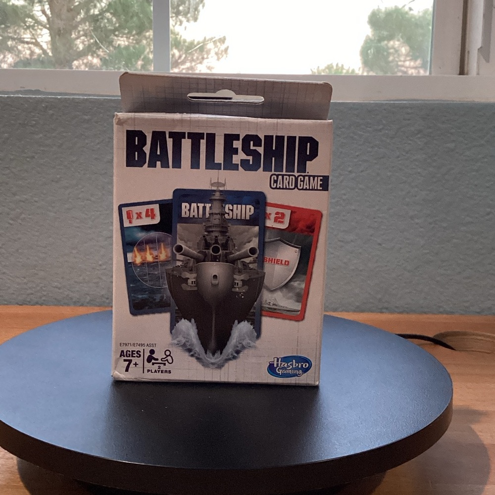 Hasbro Battleship Card Game with Red and Blue Cards